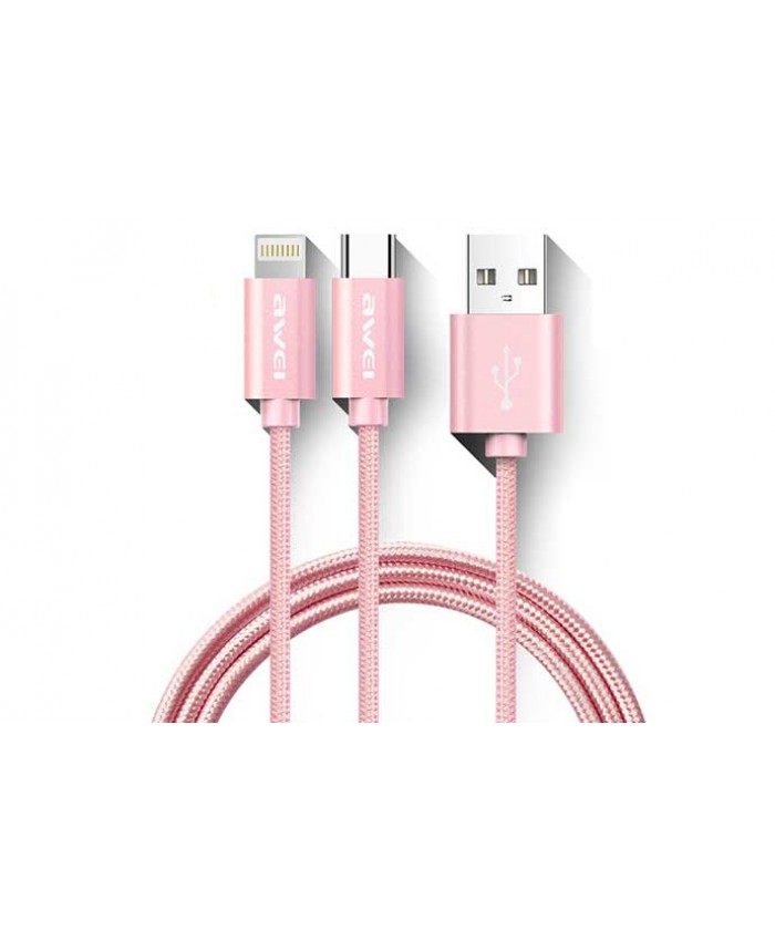 Awei CL 984 2 in 1 Data Cable